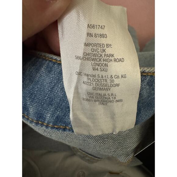 Candace Cameron Bure Jeans 20W TALL  NWT Light Wash Stretch Denim Mid Rise - Picture 8 of 10